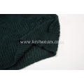 Women's Knitted Mohair Like Loose knitted Crew-Neck Pullover